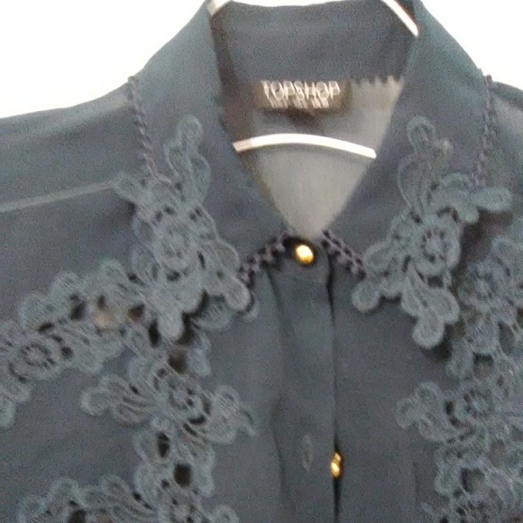 SOLDTopshop blouse - Picture 1 of 5